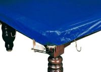 Покрывало для стола 8 ф (влагостойкое, тёмно-синее, резинки на лузах), артикул 70.113.08.0
