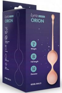 Вагинальные шарики Le Frivole Lyra Orion персиковые
