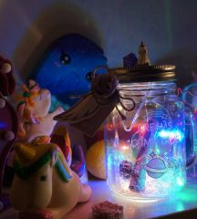 Светильник с запиской UNICORN «DREAMS COME TRUE»