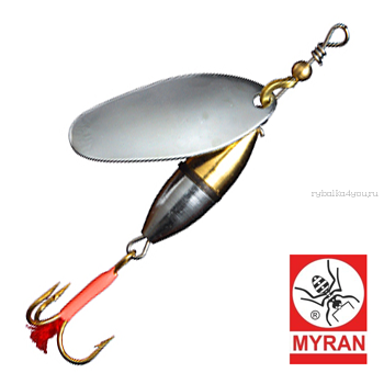 Блесна вертушка Myran Agat 5гр / цвет: Silver 6451-01