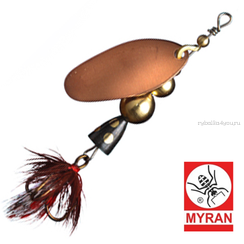 Блесна вертушка Myran Mira 2гр / цвет: Koppar 6470-03