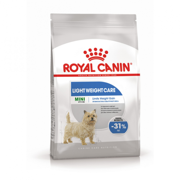Сухой корм для собак мелких пород Royal Canin Mini Light Weight Care облегченный