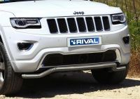 Защита переднего бампера d57 волна Jeep Grand Cherokee 2013-