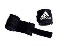 Бинты эластичные Adidas AIBA New Rules Boxing Crepe Bandage чёрные, 2.55м, adiBP031