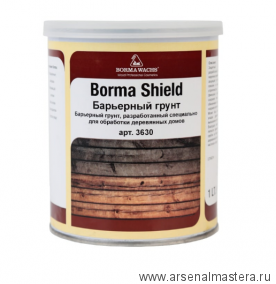Барьерный грунт/антисептик для деревянных домов 1 л Borma Shield 3630