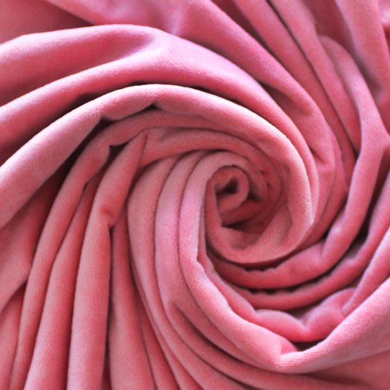 Мелковорсовый мех - Розовый 50х40