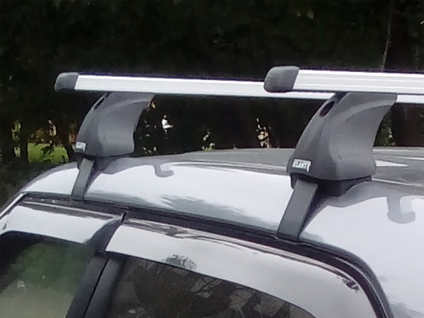 Багажник на крышу Hyundai Creta, Атлант, прямоугольные дуги