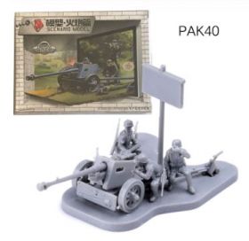 Сборная модель пушки Pak-40 Германия 1:72