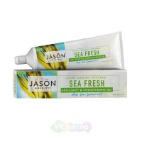 Jason Укрепляющая зубная паста «Морская свежесть» Sea Fresh Strengthening, 170 г (Вид: С фтором и CoQ10)
