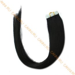 Натуральные волосы на липучках №001 (45 см)