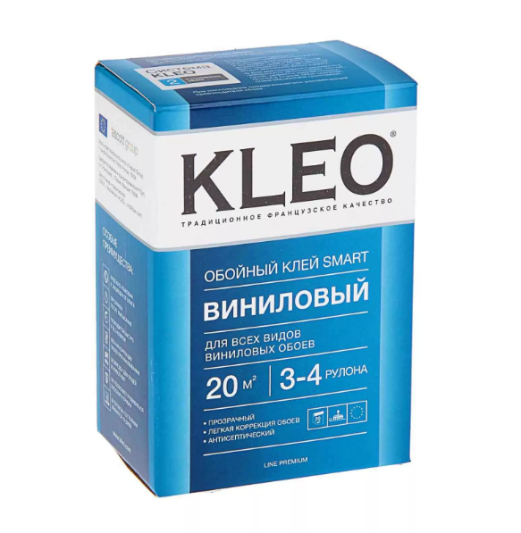 Обойный клей KLEO Smart 3-4 Виниловый – 100гр.