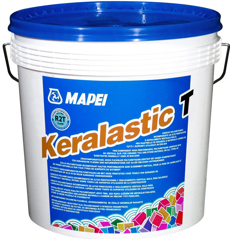 KERALASTIC T (Кераластик Т) клеи для укладки керамической плитки и камня"MAPEI" (белый) - 5кг