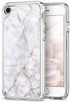 Чехол Spigen Ultra Hybrid 2 Marble для iPhone 7 белый