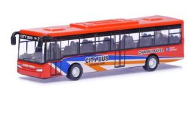 Автобус металлический «Междугородний», инерционный, масштаб 1:43