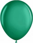 Шар (12"/ 30 см, зелёный, металлик, 100 шт