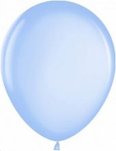 Шар (12"/ 30 см, голубой, металлик, 100 шт