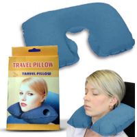Подушка для путешествий TRAVEL PILLOW (Тревел Пиллоу), цвет голубой