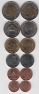Таиланд Набор 6 монет "Рама IХ" UNC