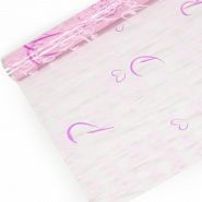 Упаковочная пленка (0,7*8 м) Парижский шик, Малиновый/Розовый, 1 шт.