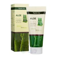 FarmStay Пенка для умывания с экстрактом алоэ Aloe Pure Cleansing Foam, 180 мл