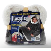 Плед с капюшоном Huggle Hoodie, цвет серый (1)