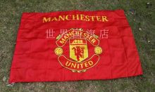 Флаг футбольный Манчестер Юнайтед 90х150 см