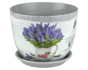 горшок милан Декупаж(534) 22см (ДК534/4)
