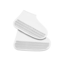 Водонепроницаемые Защитные Чехлы для Обуви Waterproof Silicone Shoe Cover, Цвет Белый (2)