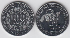 Западная Африка 100 франков 2012 UNC