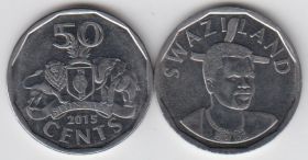 Свазиленд 50 центов 2015 XF