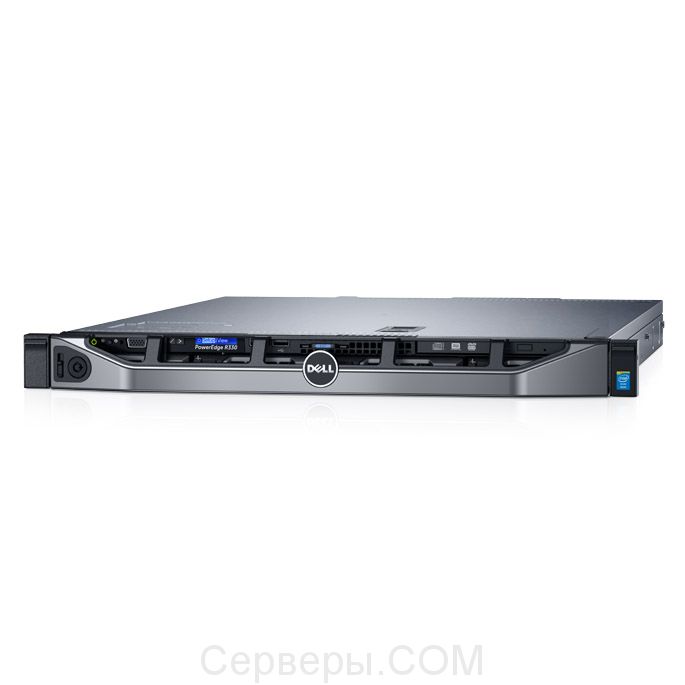 Сервер Dell PowerEdge R330 3.5" Rack 1U, R330-AFEV-002