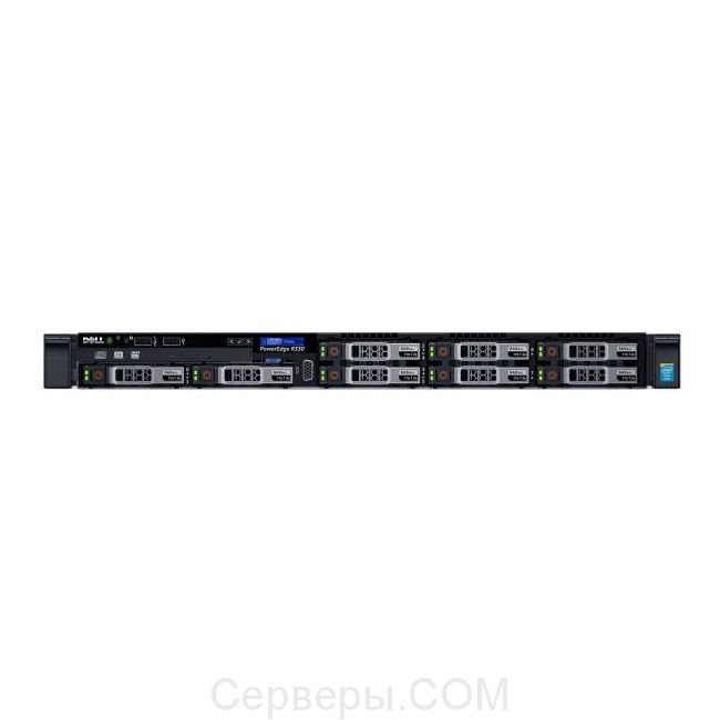Сервер Dell PowerEdge R330 2.5" Rack 1U, R330-AFEV-683