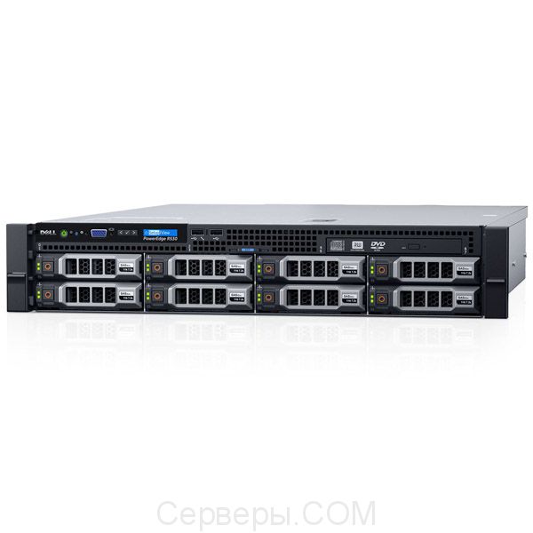 Сервер Dell PowerEdge R530 3.5" Rack 2U, R530-ADLM-011