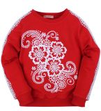 Джемпер для девочек Bonito "ornament" красный