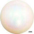 Мяч GLITTER HIGH VISION 16 см Pastorelli белый