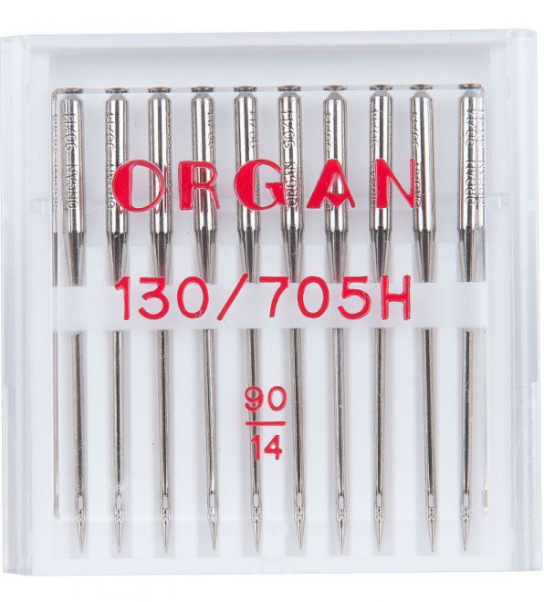 Иглы ORGAN стандартные №90 (10 шт.)