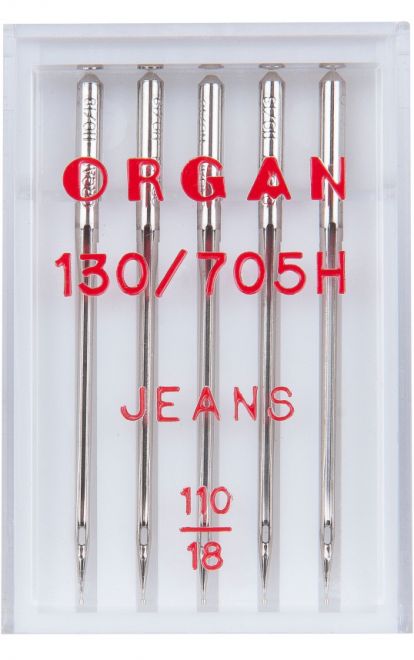 Иглы ORGAN джинс, №110 (5шт.)