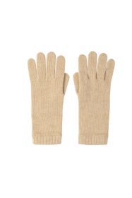 Кашемировые вязаные перчатки для Леди удлиненные с короткой манжетой (100% драгоценный кашемир), цвет Натуральный . NATURAL SHORT CUFF WOMENS CASHMERE GLOVES