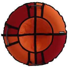 Тюбинг Hubster Хайп красный-оранжевый 100 см