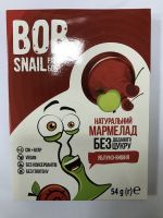 Мармелад яблоко-вишня без сахара , Bob Snail 54 грамма