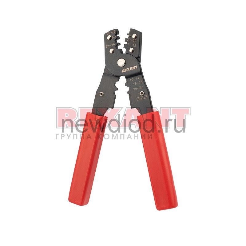 HT-202B Кримпер для обжима изолированных и неизолированных клемм 0.10 ...