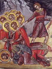Икона Евникиан Критский мученик (рукописная)