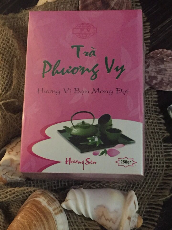 Чай зеленый с лотосом (Phuong Vy Tra Sen), 250 г.