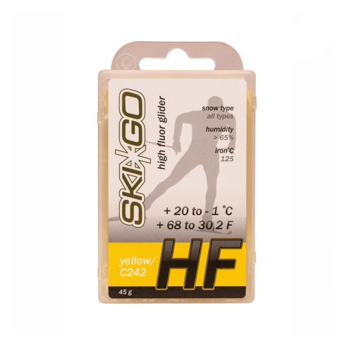 парафин skigo hf yellow высокофтористый +20/-1 45 gr