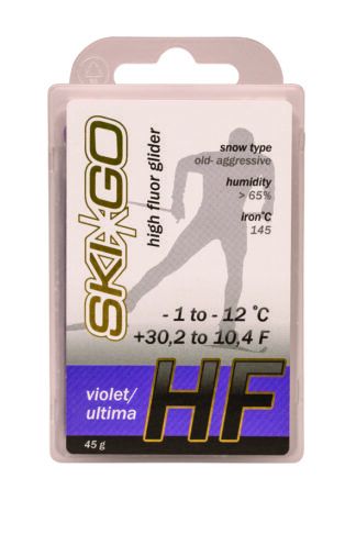 парафин skigo hf violet высокофтористый -1/-12 45 gr
