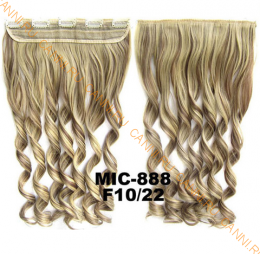 Искусственные термостойкие волосы на заколках на трессе волнистые №F10/22 (55 см) - 1 тресса, 100 гр.