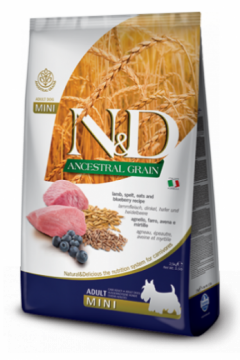 N&D Low Grain LAMB & BLUEBERRY Adult Mini (ягненок+черника для взрослых собак мелких пород)