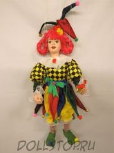 Кукла-марионетка  Каспаречка (KAŠPAŘICE, Чехия, Praha, Hand Made, авторы  Ивета и Павел Новотные)
