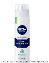 NIVEA for Men.Гель для бритья Восстанавливающий для чувств. кожи 200мл