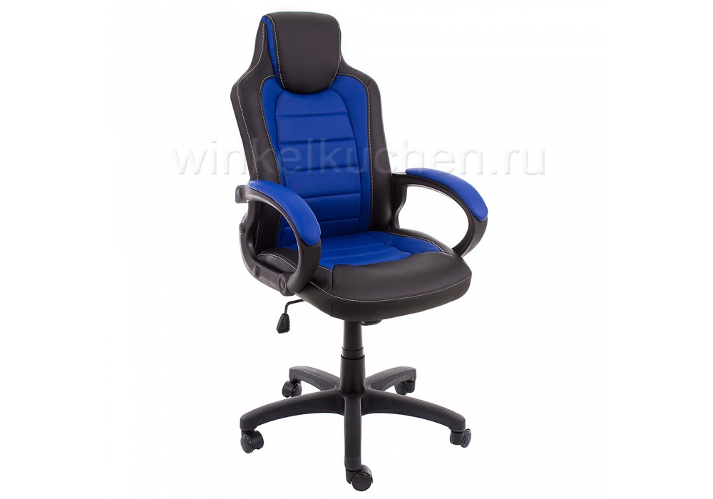 Стул Компьютерное кресло Kadis темно-синее / черное